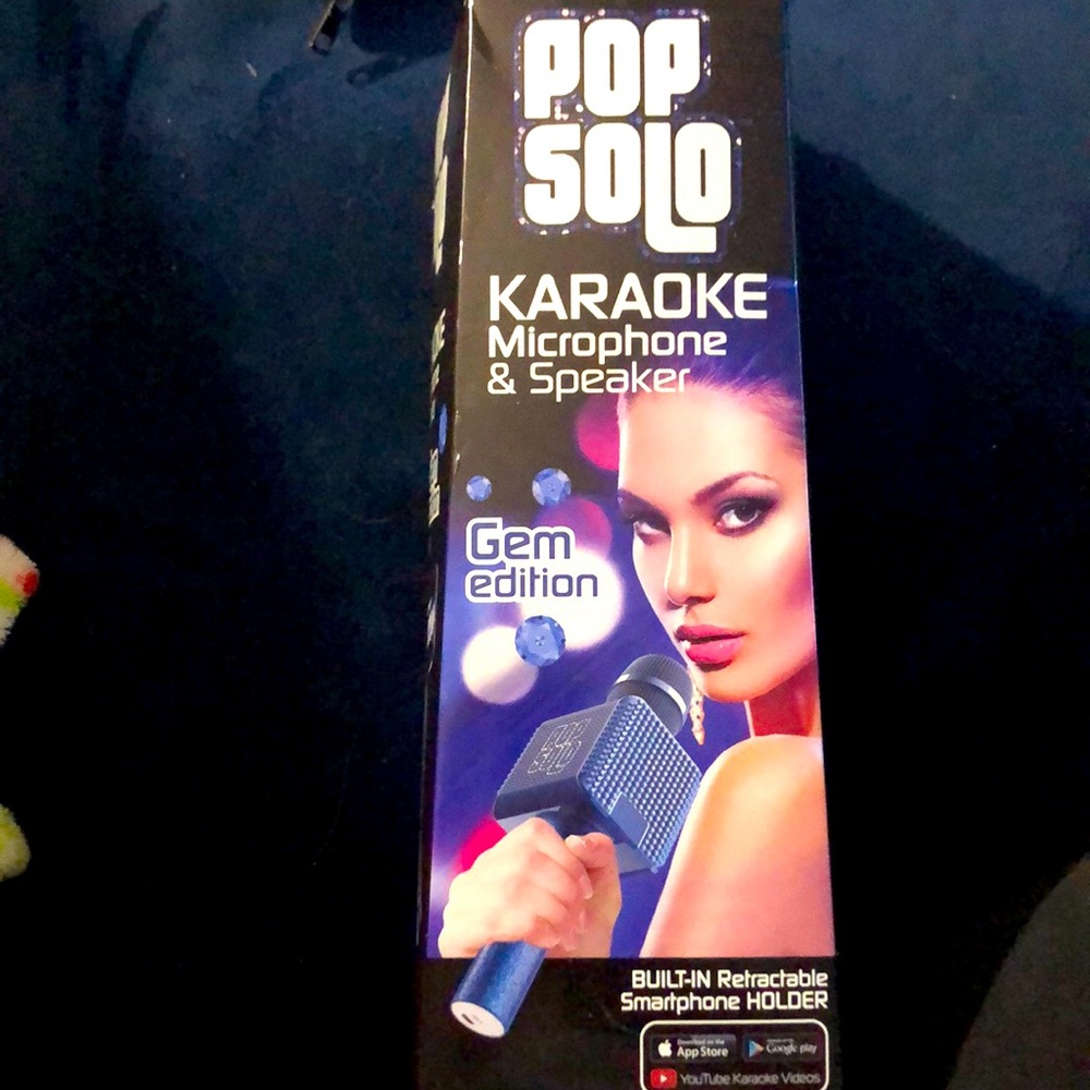 Pop Solo Karaoke microphone && Speaker